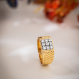 Prestige Square-Cut Men's Diamond Ring