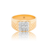 Prestige Square-Cut Men's Diamond Ring