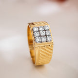 Prestige Square-Cut Men's Diamond Ring