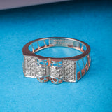 Baroque Bars Men's Diamond Ring