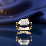 Monarch Sovereign Gilded Diamond Ring