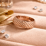 Royal Weave Gold Ladies Ring