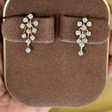 Naira Diamond Cluster Earrings