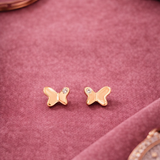 Fluttering Bow Kids Diamond Earrings