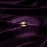Rosy Embrace Kids Diamond Enamel Ring