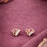 Whimsical Wings Kids Diamond Butterfly Earrings