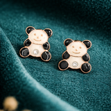 Panda Pals Kids Diamond Earrings