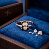 Panda Pals Kids Diamond Ring