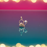 Heart's Desire Enamel Kids Diamond Pendant