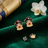 Magical Fairy Charm Kids Diamond Earrings