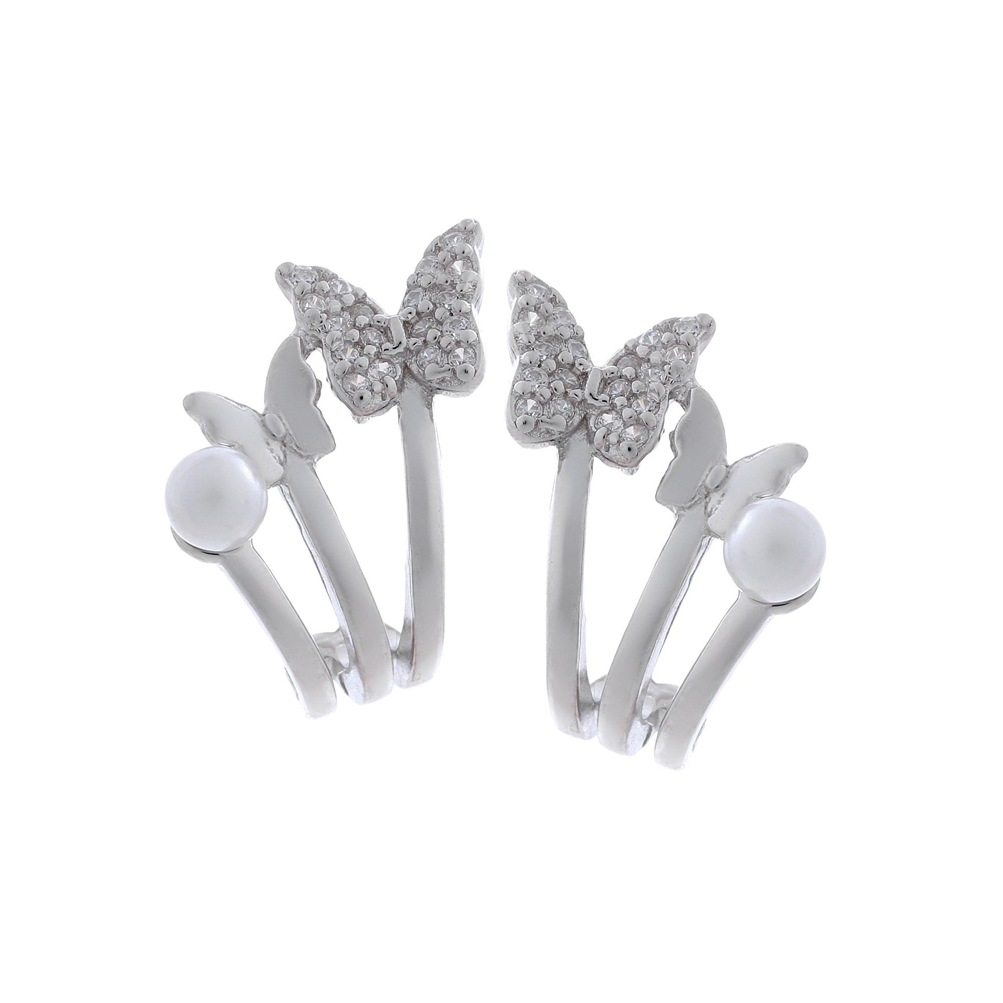 Spring Jewels Whimsical Spring Trio Silver Earrings – Diavo Jewels