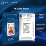 Laxmi ji (999.9) Purity 20 gm Silver Bar