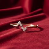 Zenith Lightning Bolt Diamond Bangle