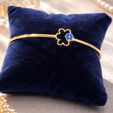 Azure Bloom Grace Gold Bracelet
