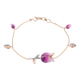 Enchanted Lotus Diamond Bracelet: