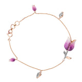 Enchanted Lotus Diamond Bracelet: