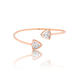 Adjustable Triangular Diamond Bracelet