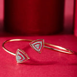 Adjustable Triangular Diamond Bracelet