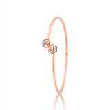 Triangular Prism Diamond Bracelet