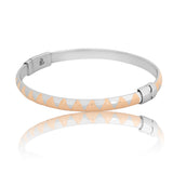 Silver Apex Duo Tone Men's Bracelet