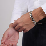 Auric Link Luxe Men's Silver Bracelet