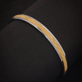 The Golden Horizon Men's Silver Bracelet