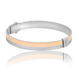 Gilded Rhythm Layered Men's Silver Bracelet