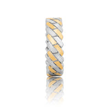 Knitted Majesty Men's Silver Band