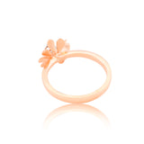 Gilded Flower of Eden Diamond Ring