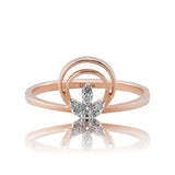 Blissful Flame Diamond Ring*2