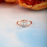 Blissful Flame Diamond Ring*2