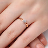 Blooming Petals Diamond Ring*2