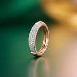 Diamond Pavé Radiance Convex Band
