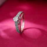 Bow of Brilliance Dual Layer Diamond Ring