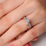 Bow of Brilliance Dual Layer Diamond Ring