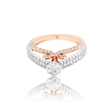 Bow of Brilliance Dual Layer Diamond Ring