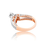 Bow of Brilliance Dual Layer Diamond Ring