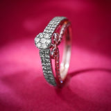 Bow of Brilliance Dual Layer Diamond Ring