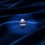 Diamond Petal Embrace Ring
