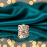 Diamond Empire Lattice Ring