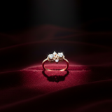 Diamond Infinite Orbit Ring