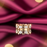 Diamond Rhombus Eternity Band