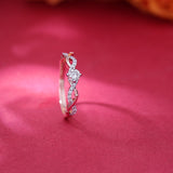 Braided Bliss Sparkle Diamond Ring