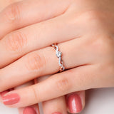 Braided Bliss Sparkle Diamond Ring