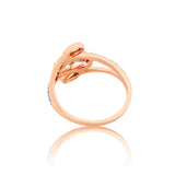 Crimson Curves Diamond Ring