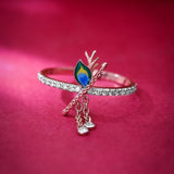 Majestic Krishna Plumage Diamond Ring