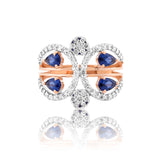 Azure Coronet Diamond Ring