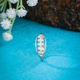 Shining Trail of Leaflets Diamond Ring*2
