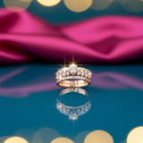 Diamond Infinity Blossom Stack