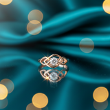 Diamond Eternal Knot Solitaire Ring